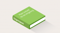 Afbeelding van een groen boek met de tekst Omgevingswet