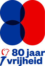 Logo 80 jaar vrijheid