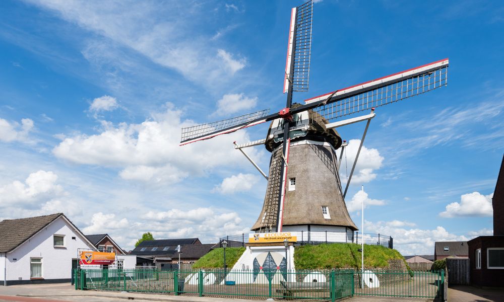 Fot van de Maria Antoinette Molen, Zeilbergsestraat Deurne