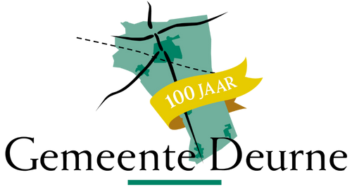 Logo gemeente Deurne, dat in 2026 100 jaar bestaat