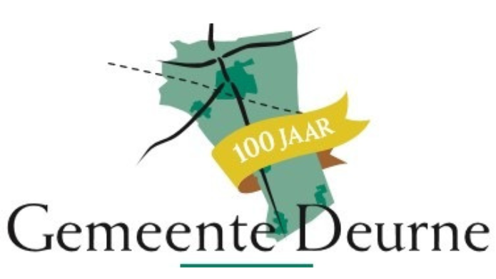 Logo van gemeente Deurne 100 jaar