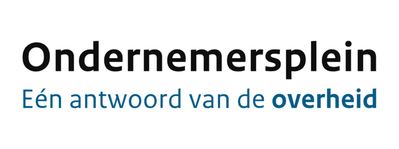Logo Ondernemersplain, één antwoord van de overheid.