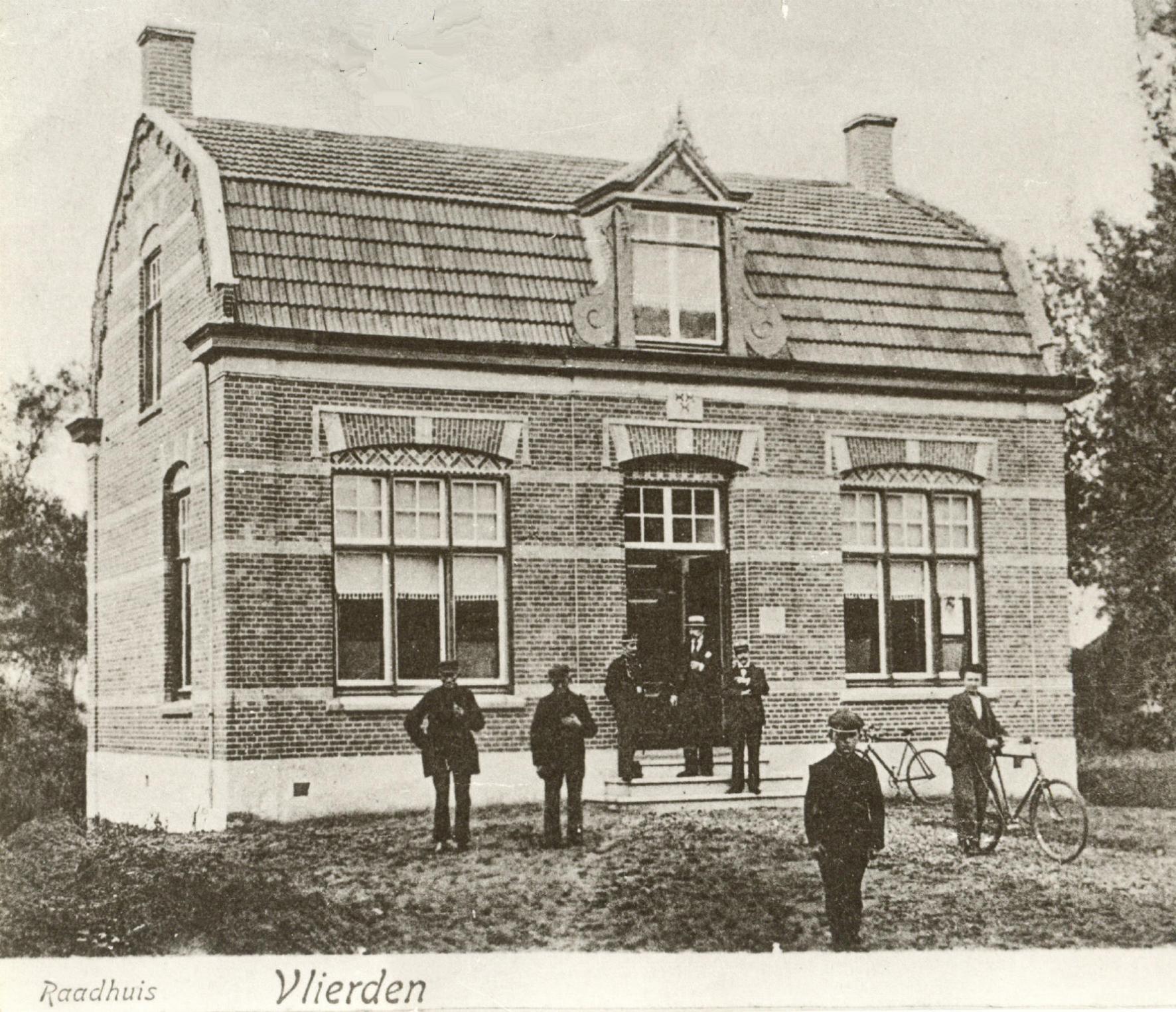Gemeentehuis Vlierden voor het ontstaan van de gemeente Deurne in 1926