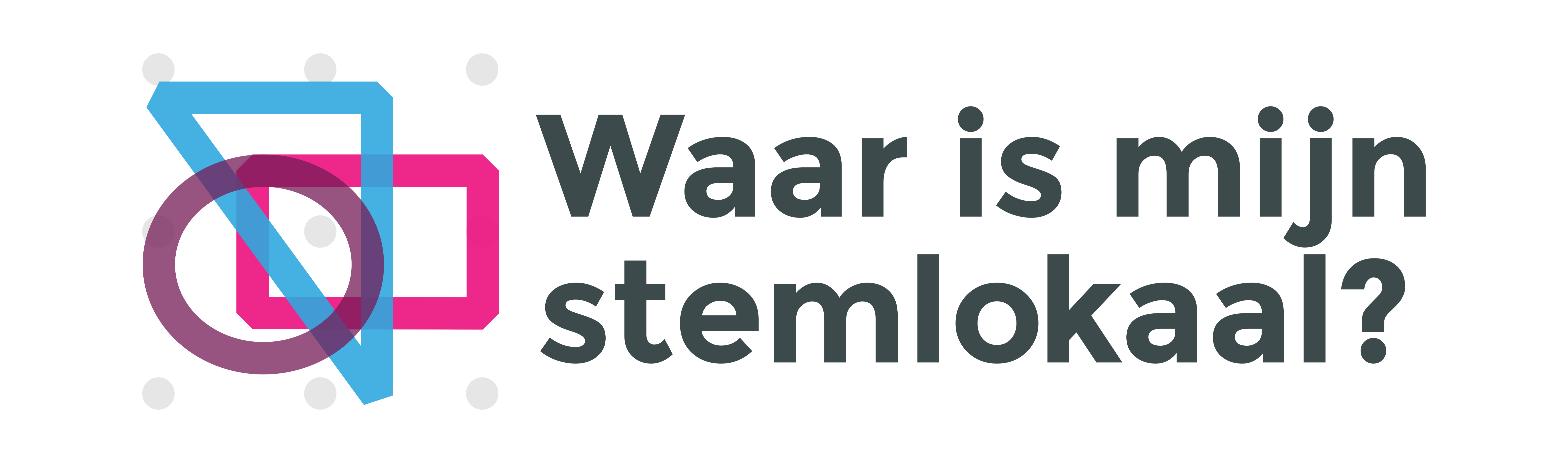 Logo 'Waar is mijn stemlokaal'