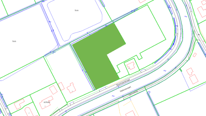 Soemeersingel, Helenaveen, Sectie nr.: H 9374 en H 9375 ged., alleen grasland