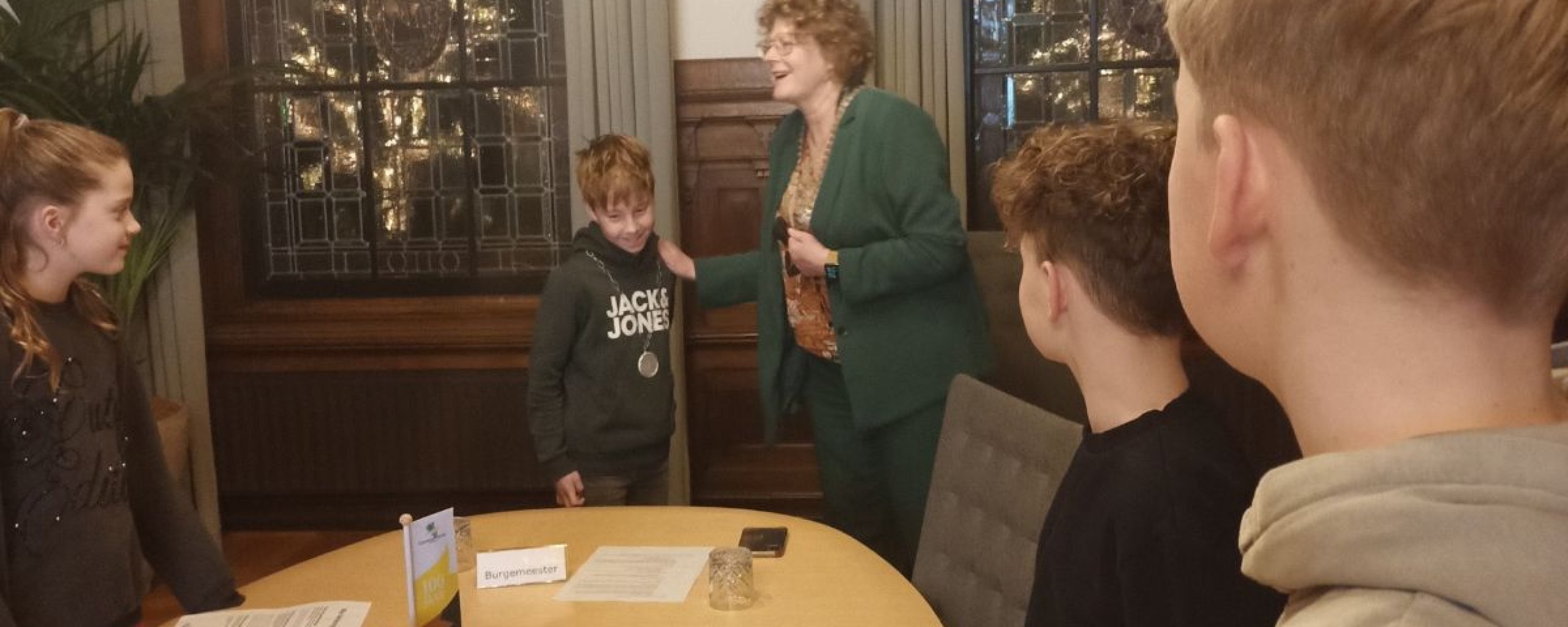 Eerste bijeenkomst kindergemeenteraad gemeente Deurne