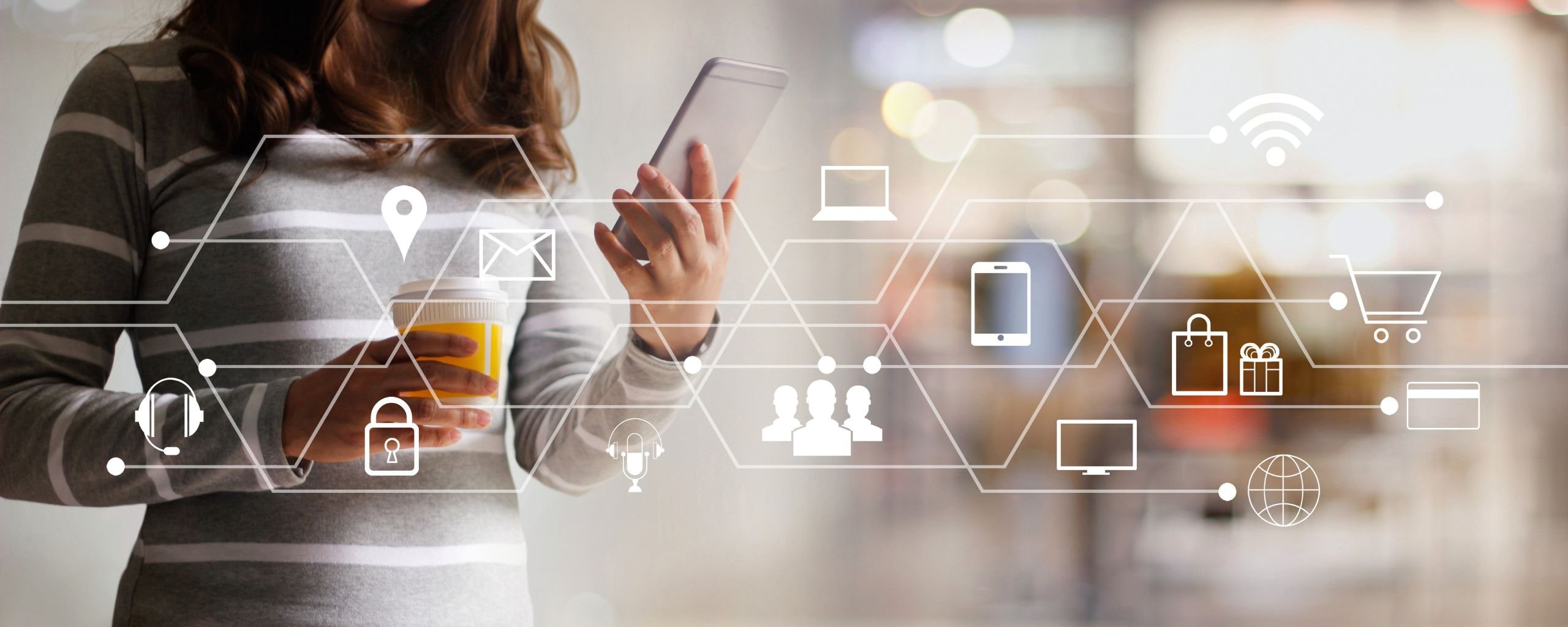 Afbeelding van de 'chaos' van mediakanalen in een omnichannel medialandschap