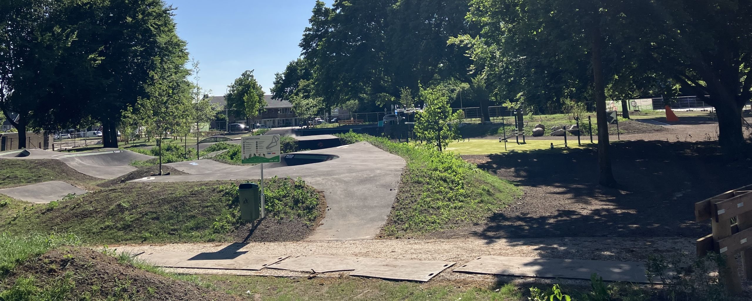 Foto van het nieuwe Urban Sportpark in Deurne