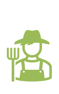 Icon van een boer, verhaallijn 4 uit het verhaal van Deurne