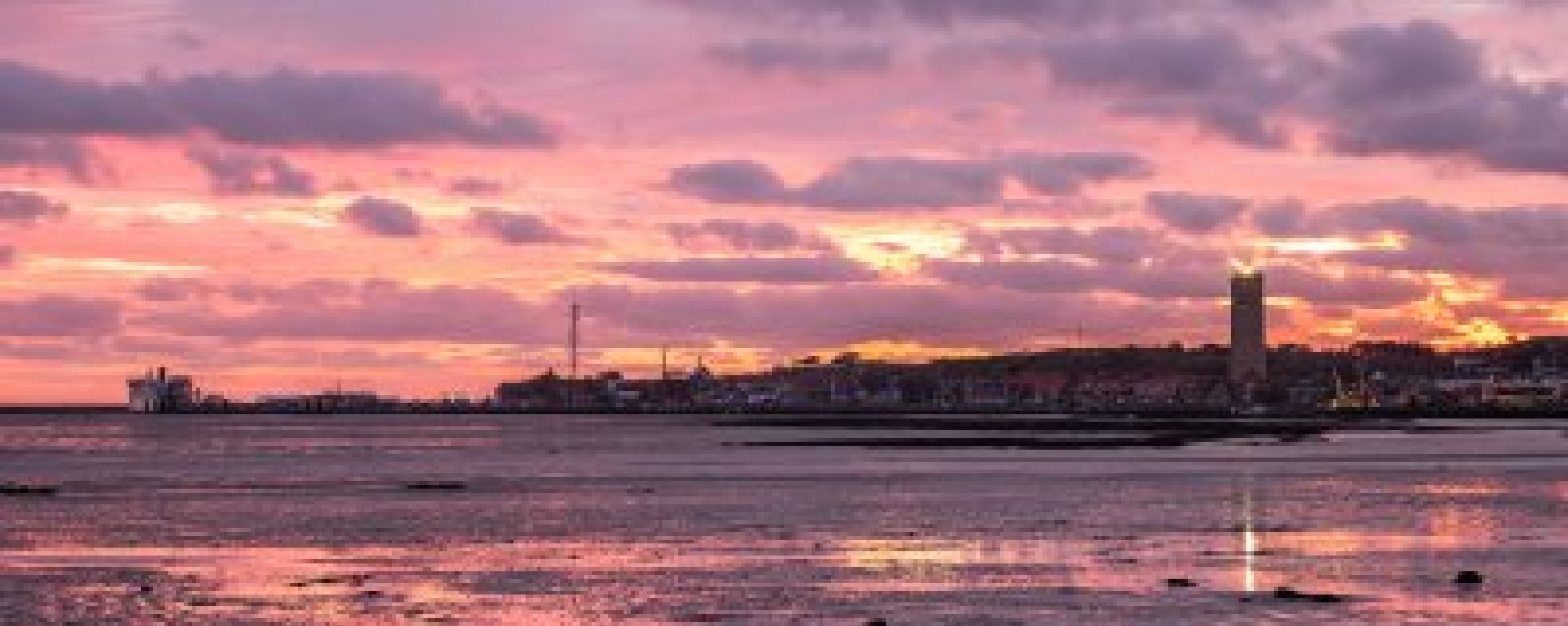 Zeezicht met vuurtoren Terschelling