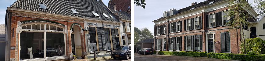 Kleurrijke monumentale panden in Doesburg