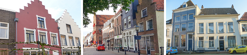 Kleurrijke monumentale panden in Doesburg