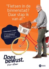 afbeelding "Fietsen in de binnenstad? Daar stap ik van af"