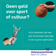 afbeelding geen geld voor sport of cultuur