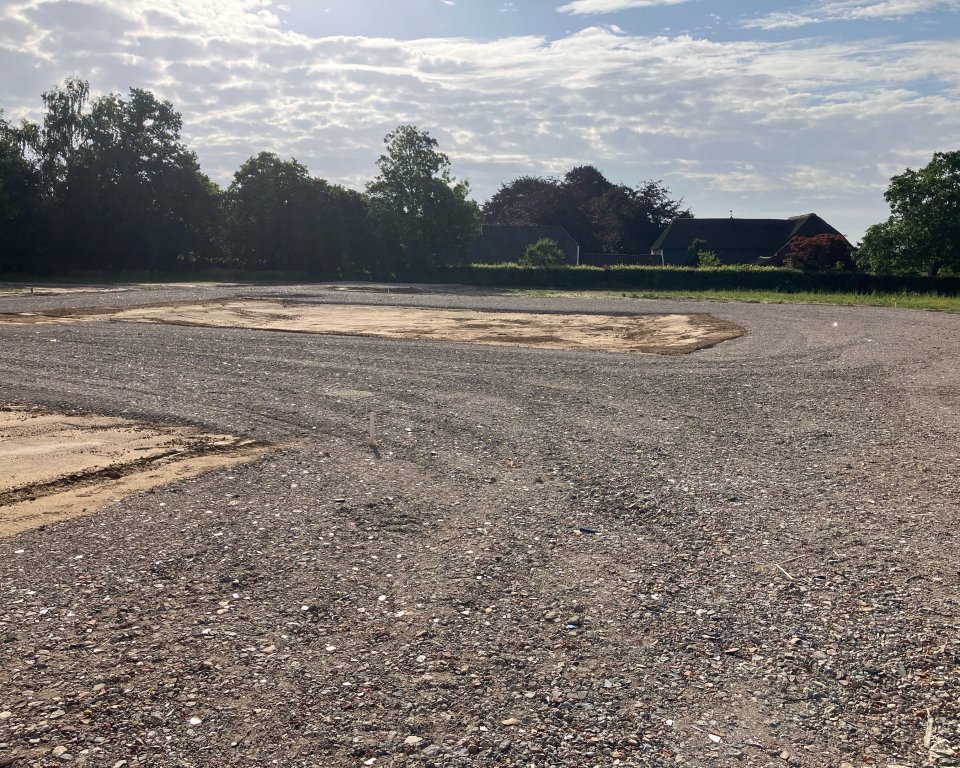 Een van de kavels in Wehl Fokkenkamp