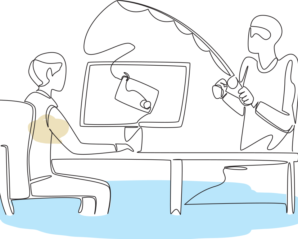 Illustratie phishing 