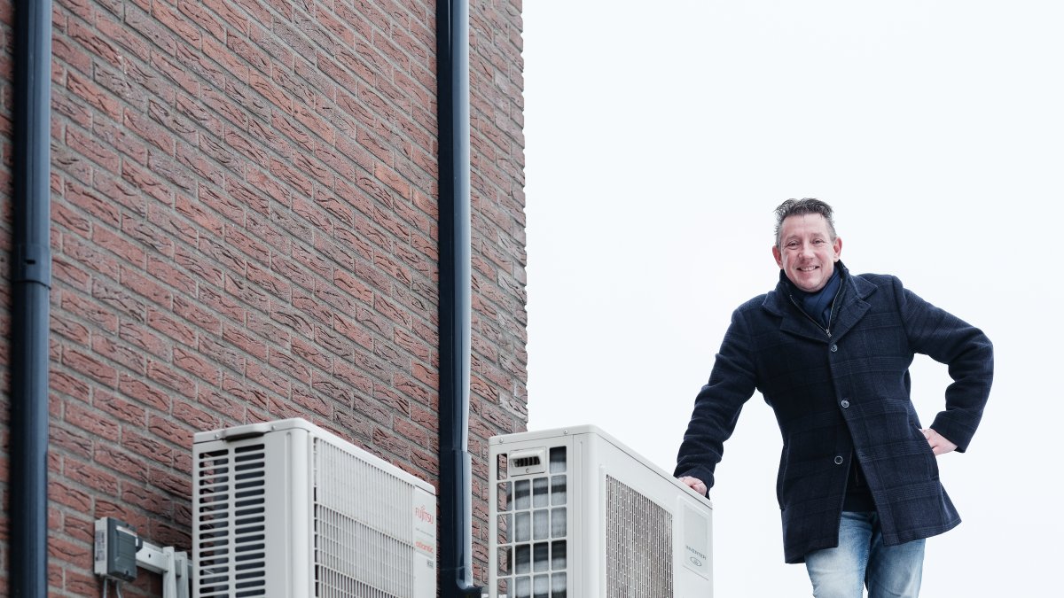 Igmar Evers uit De Huet koos voor een hybride warmtepomp