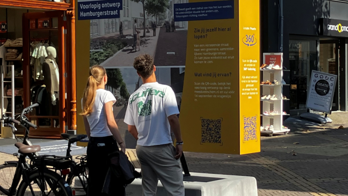 Veel reacties op het voorlopige ontwerp van de Hamburgerstraat