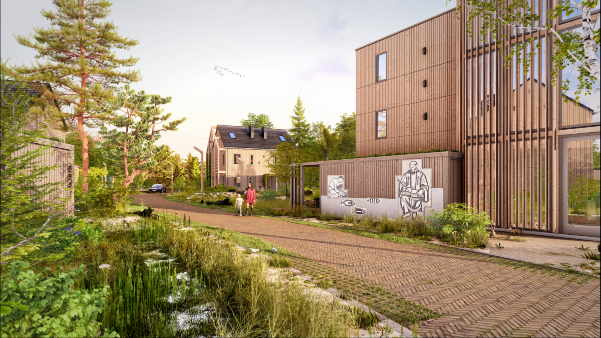 Duurzame bouwer geWOONhout bouwt nieuwe woningen in Het Augustinuspark Gaanderen