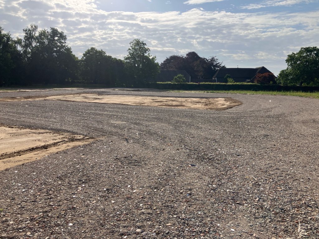 Een van de kavels in Wehl Fokkenkamp