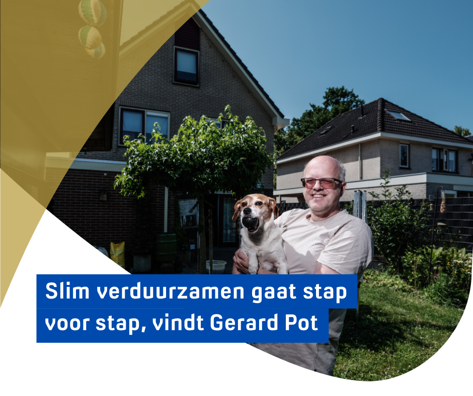 Gerard Pot in tuin in Doetinchem