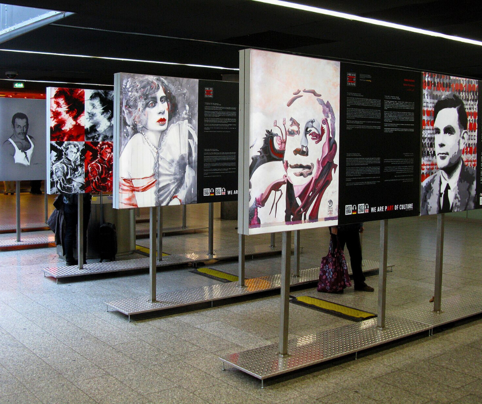 Tentoonstelling we are part of culture kunstwerken