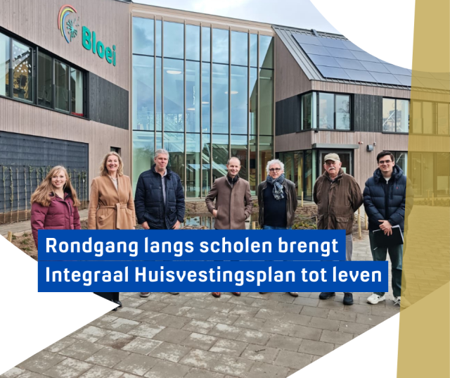 Rondgang langs scholen brengt Integraal Huisvestingsplan tot leven