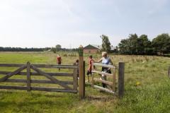 Foto mensen wandelen in Wehlse Broeklanden