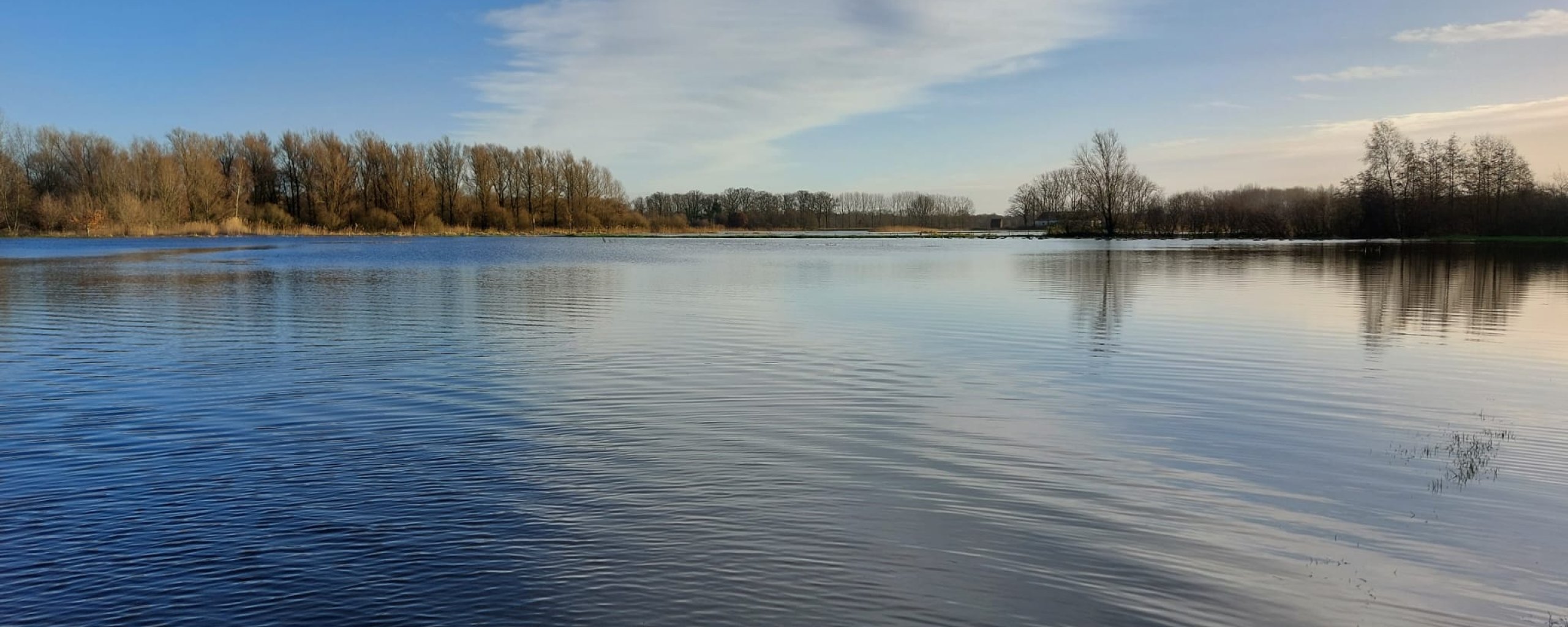 De Dommel bij Oud-Herlaer, hoogwater december 2023