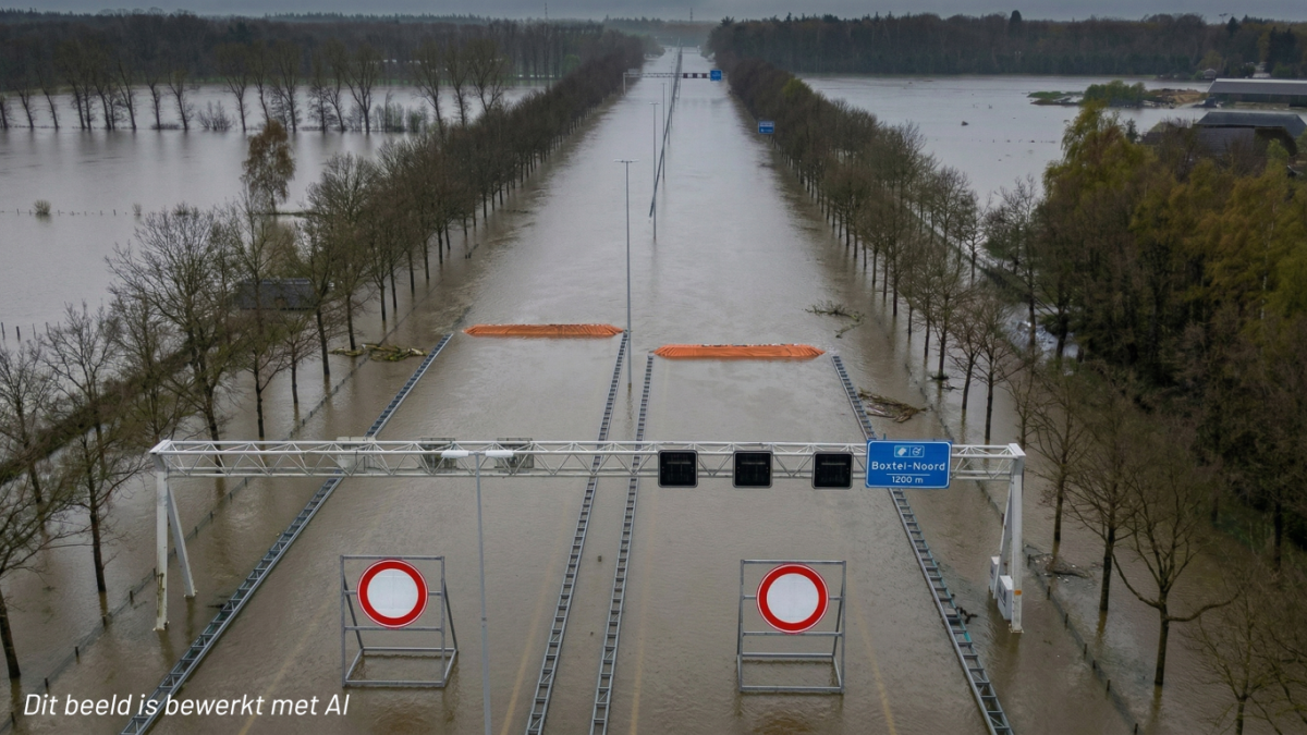 Wat als het water blijft komen rond Vught, Esch en Sint-Michielsgestel?