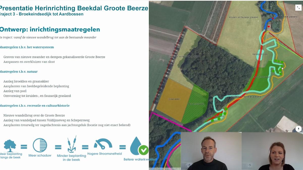 Online presentatie Groote Beerze traject 3
