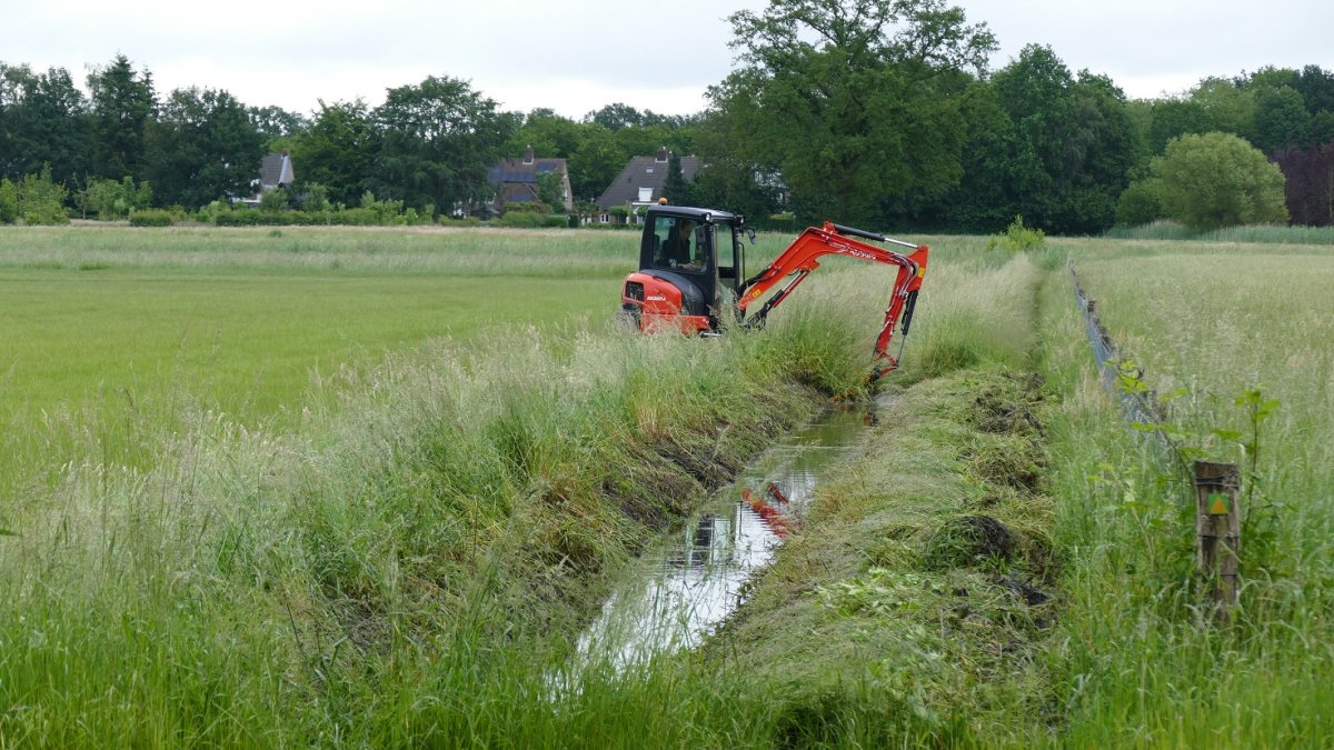 Nog niet overal in het Dommelgebied een goed onderhouden watersysteem