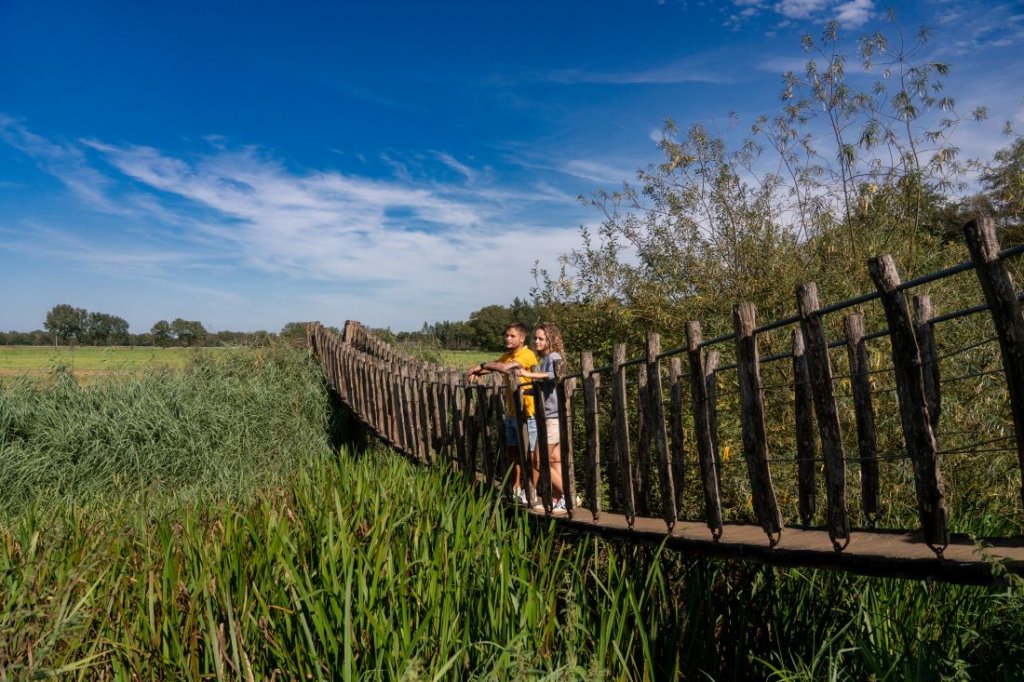 Een avontuurlijke brug over de Beerze in Spoordonk