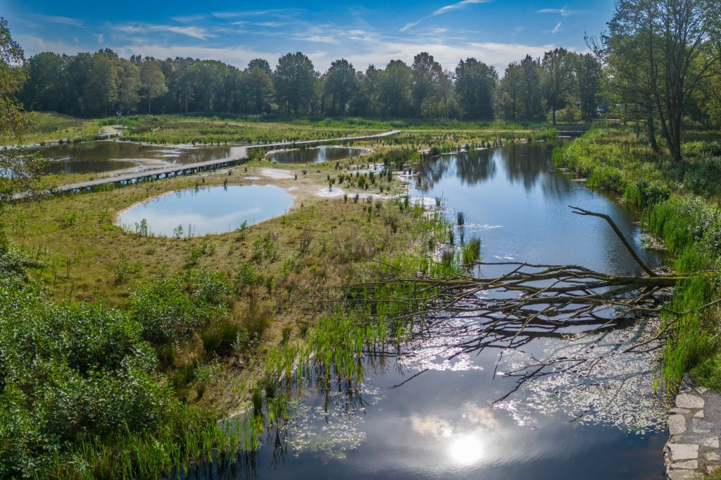 Waterretentiepark Landpark Assisië in Biezenmortel