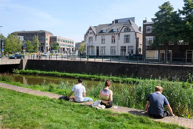 De Dommel als rustpunt in de stad Eindhoven