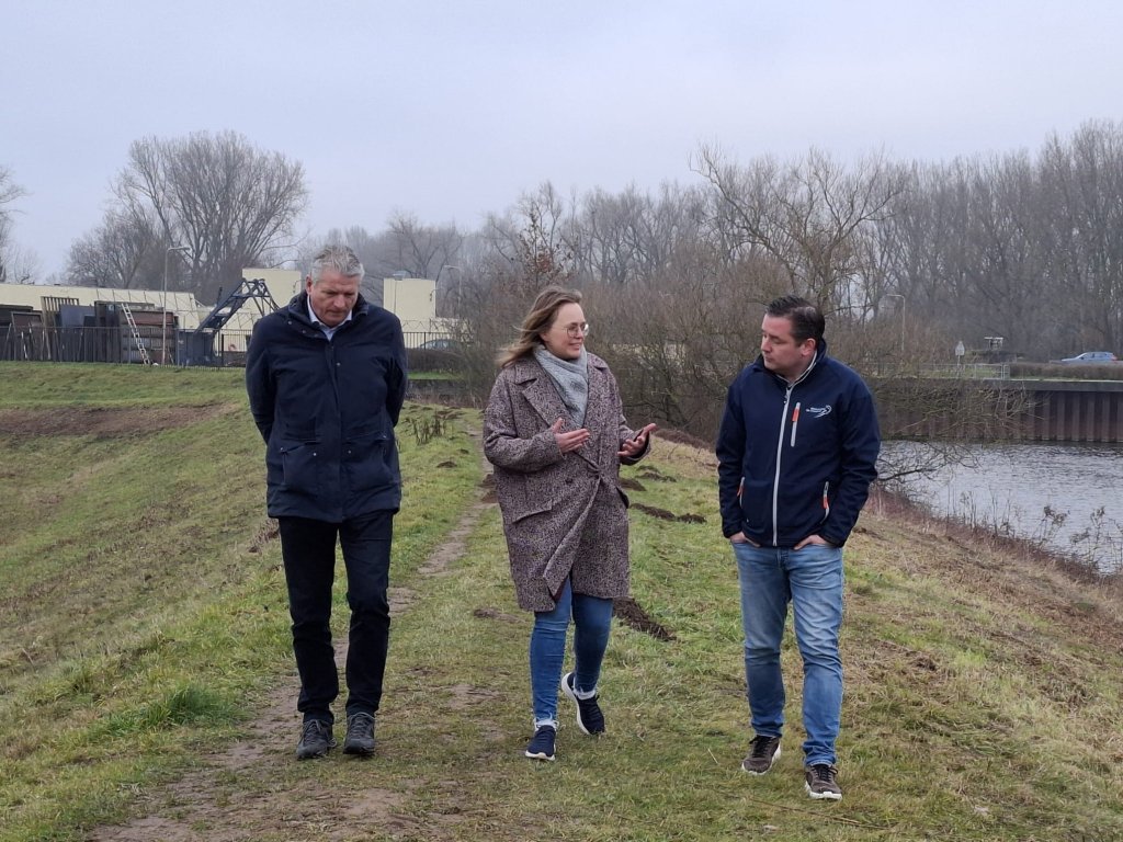 Afbeelding werkbezoek D66 kamerlid Marieke Vellinga