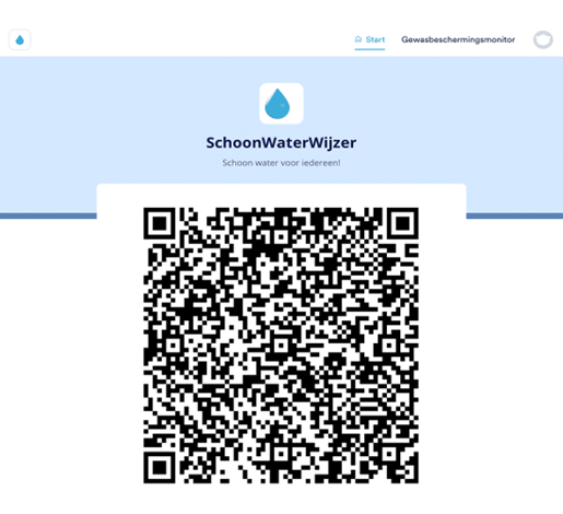 QR code voor SchoonWaterWijzer