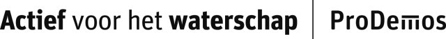 afbeelding van Prodemos Actief voor het waterschap logo