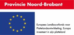 Logo's Provincie Noord-Brabant en Europees Landbouwfonds voor Plattelandsontwikkeling