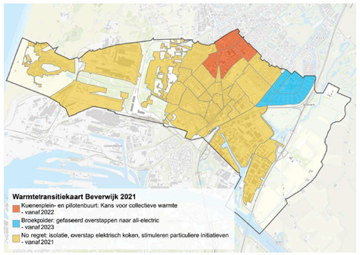 Warmtetransitiekaart Beverwijk 2021