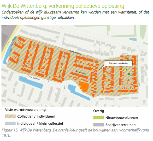 Plattegrond wijk De Wittenberg