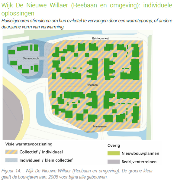 Plattegrond wijk De Nieuwe Willaer