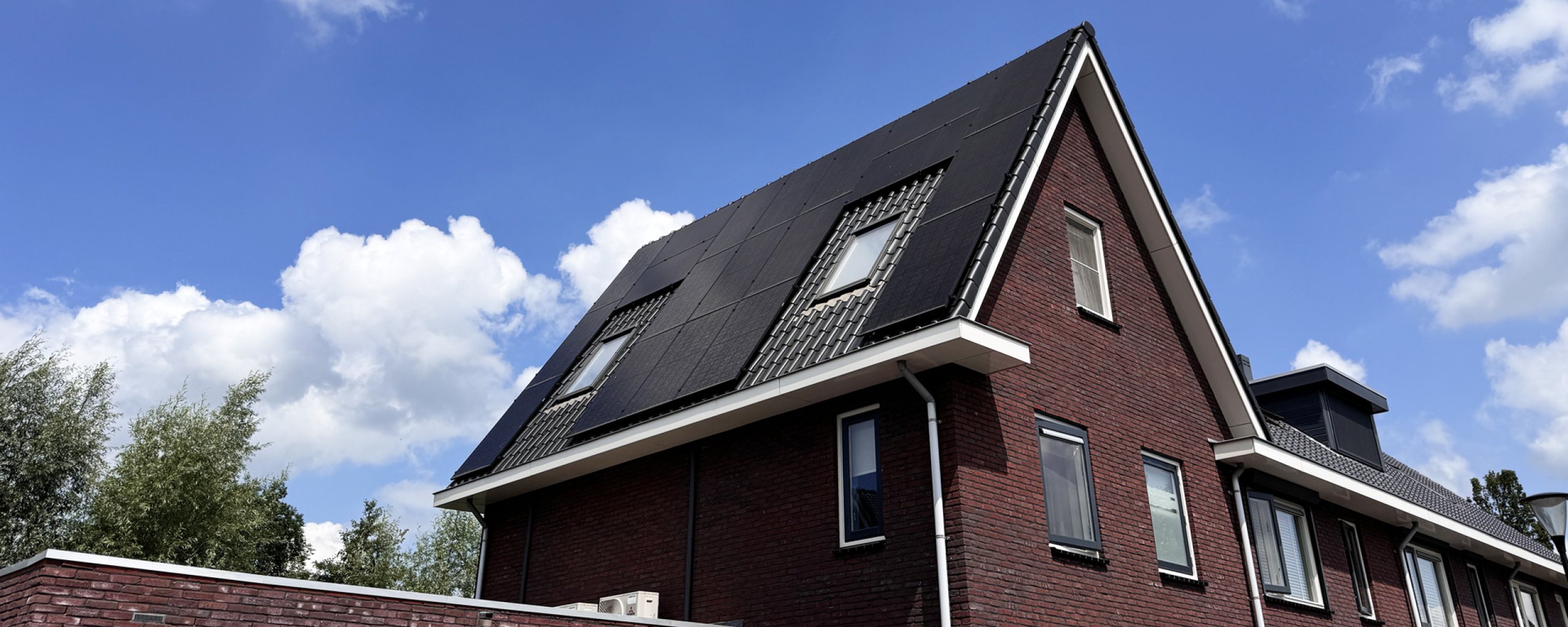 Moderne huizen, energieneutraal en aardgasbrij