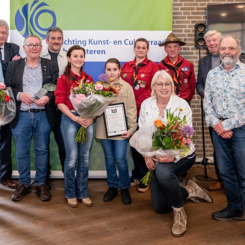 Groepsfoto van alle genomineerden