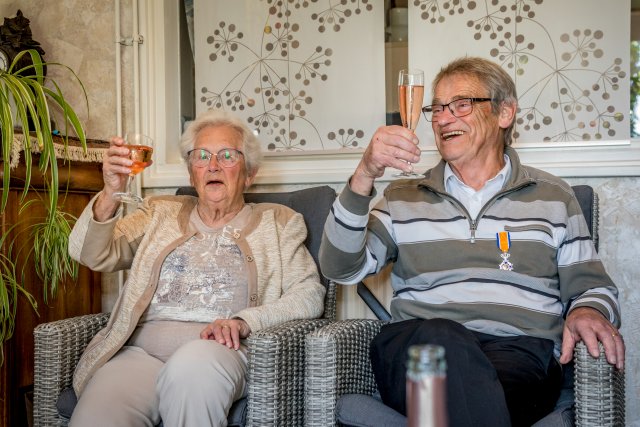 Koninklijke onderscheiding Ber Verbaak