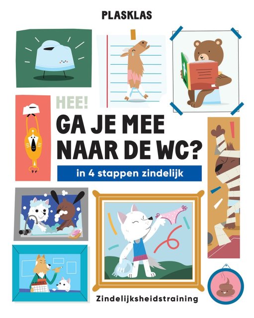 Kaft van het boek 'Ga je mee naar de WC?'