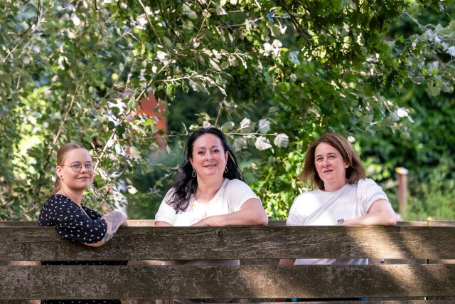 Kimberly Verwoert, Wethouder Inge Minkenberg en Fien Beijers