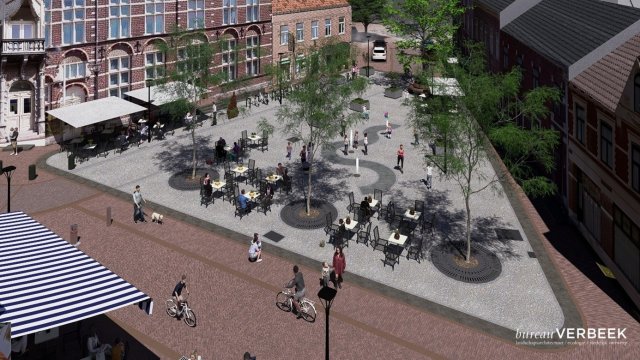 Sfeerimpressie van de nieuw ingerichte Plats