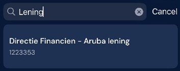 Search for Aruba Lening