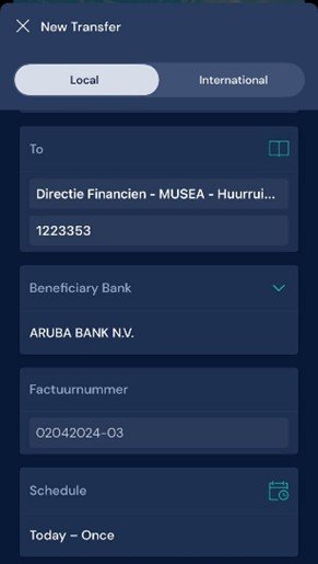 Fill in the invoice number